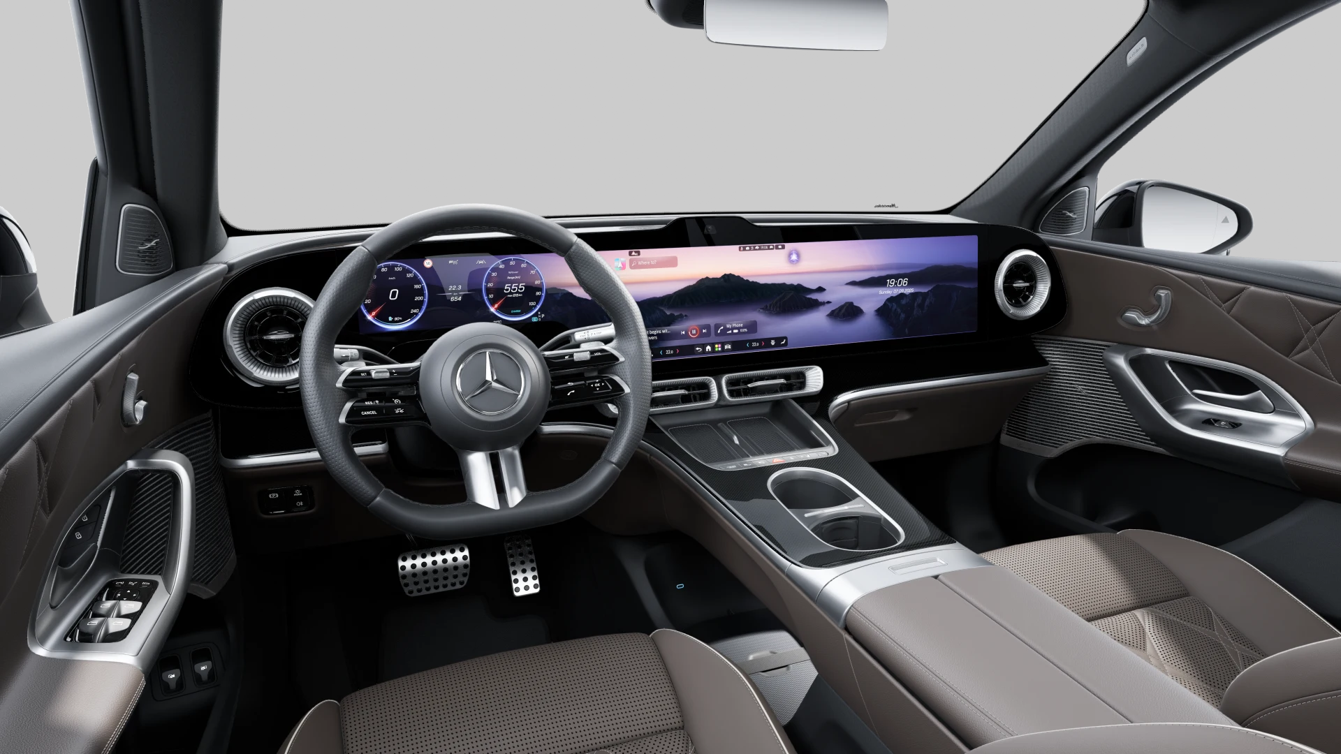 Mercedes-Benz GLC 250 électrique AMG Line — Intérieur — vue 1