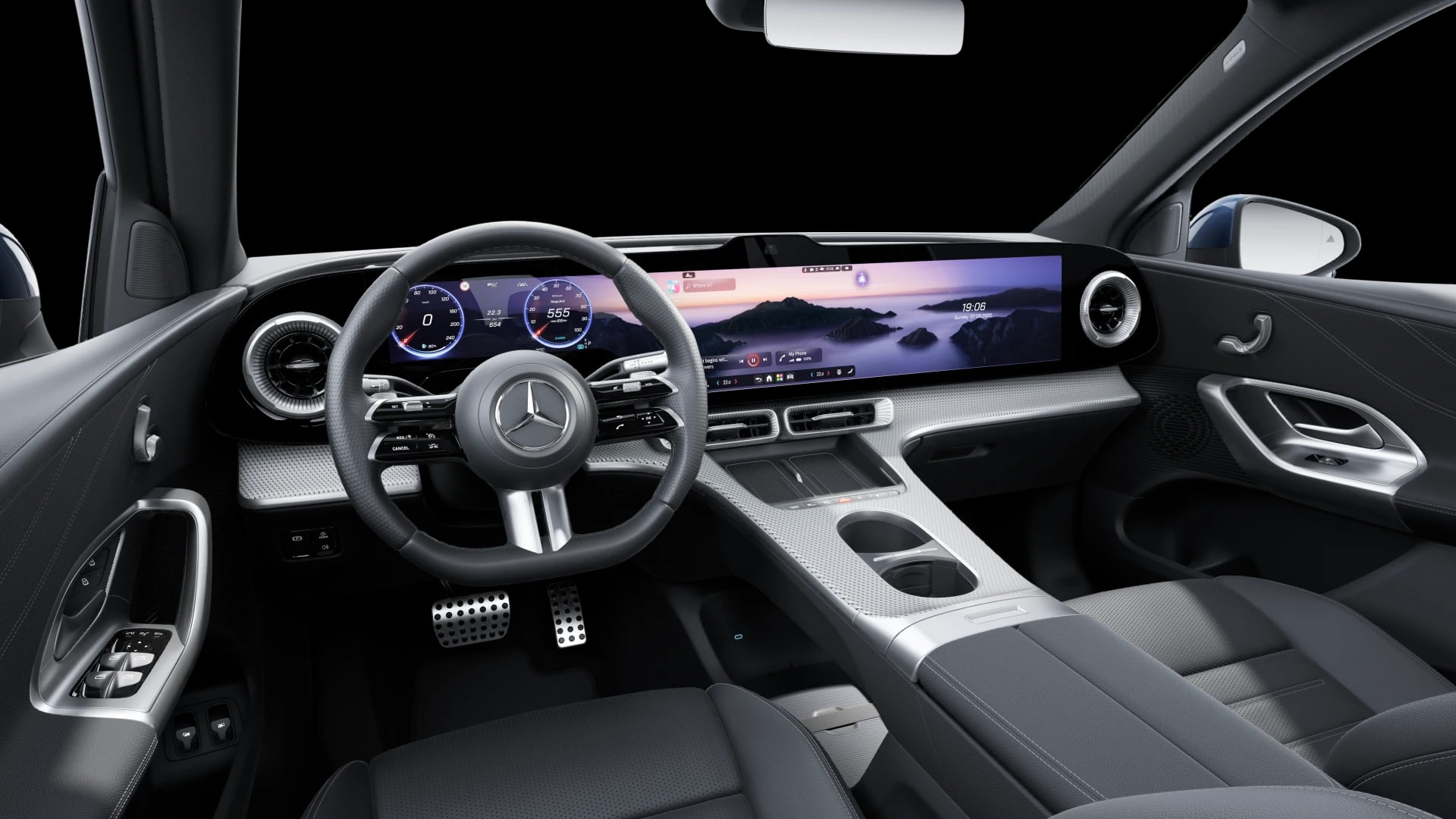 Mercedes-Benz GLC 250 électrique AMG Line — Intérieur — vue 1