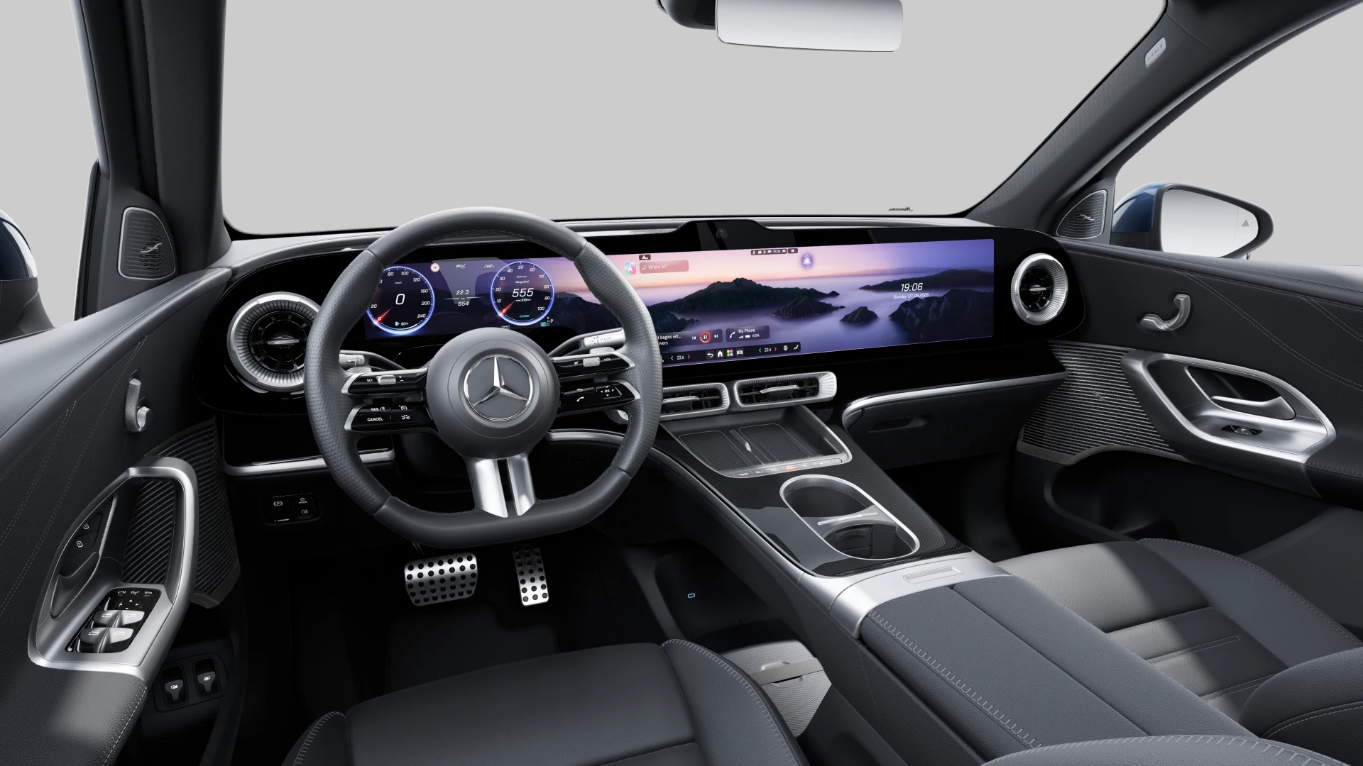 Mercedes-Benz GLC 250 électrique AMG Line — Intérieur — vue 1