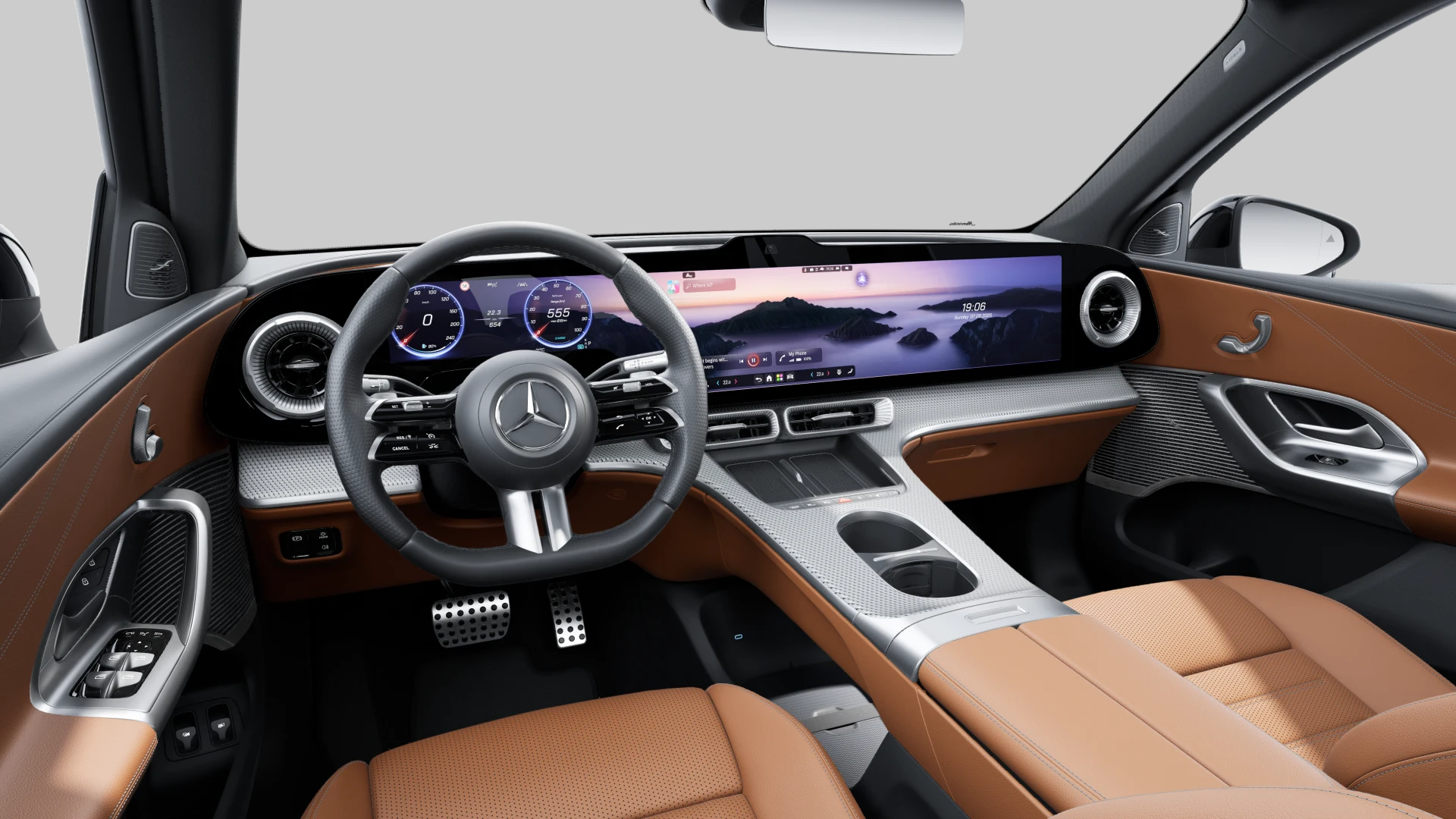 Mercedes-Benz GLC 250 électrique AMG Line — Intérieur — vue 1