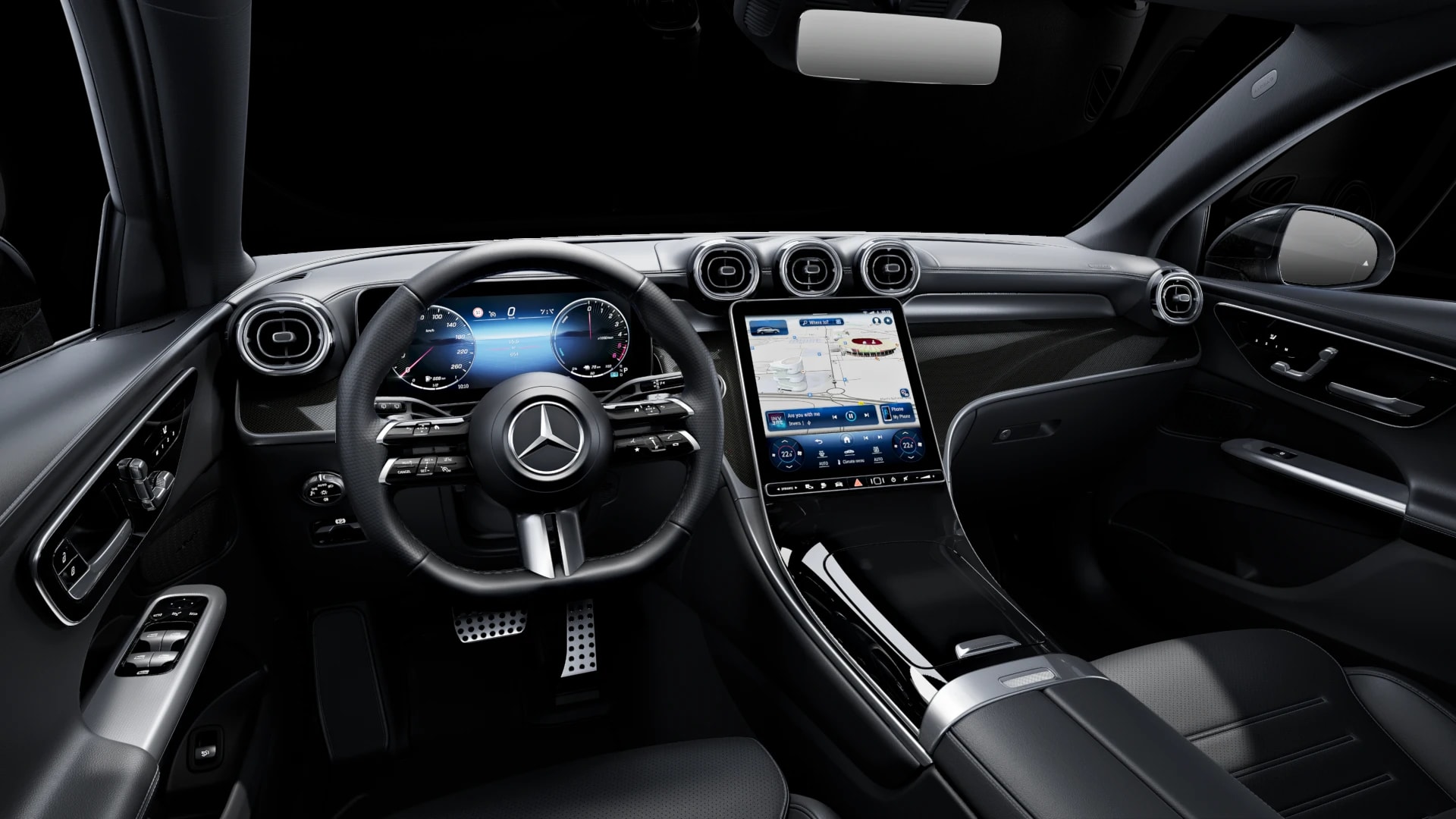 Mercedes-Benz GLC Coupé 300 d e 4MATIC — Intérieur — vue 1