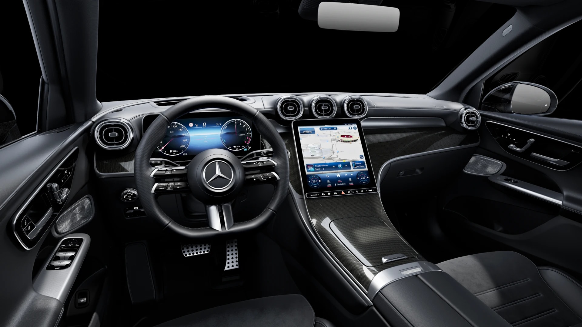 Mercedes-Benz GLC 300 de 4MATIC with EQ Hybrid — Intérieur — vue 1