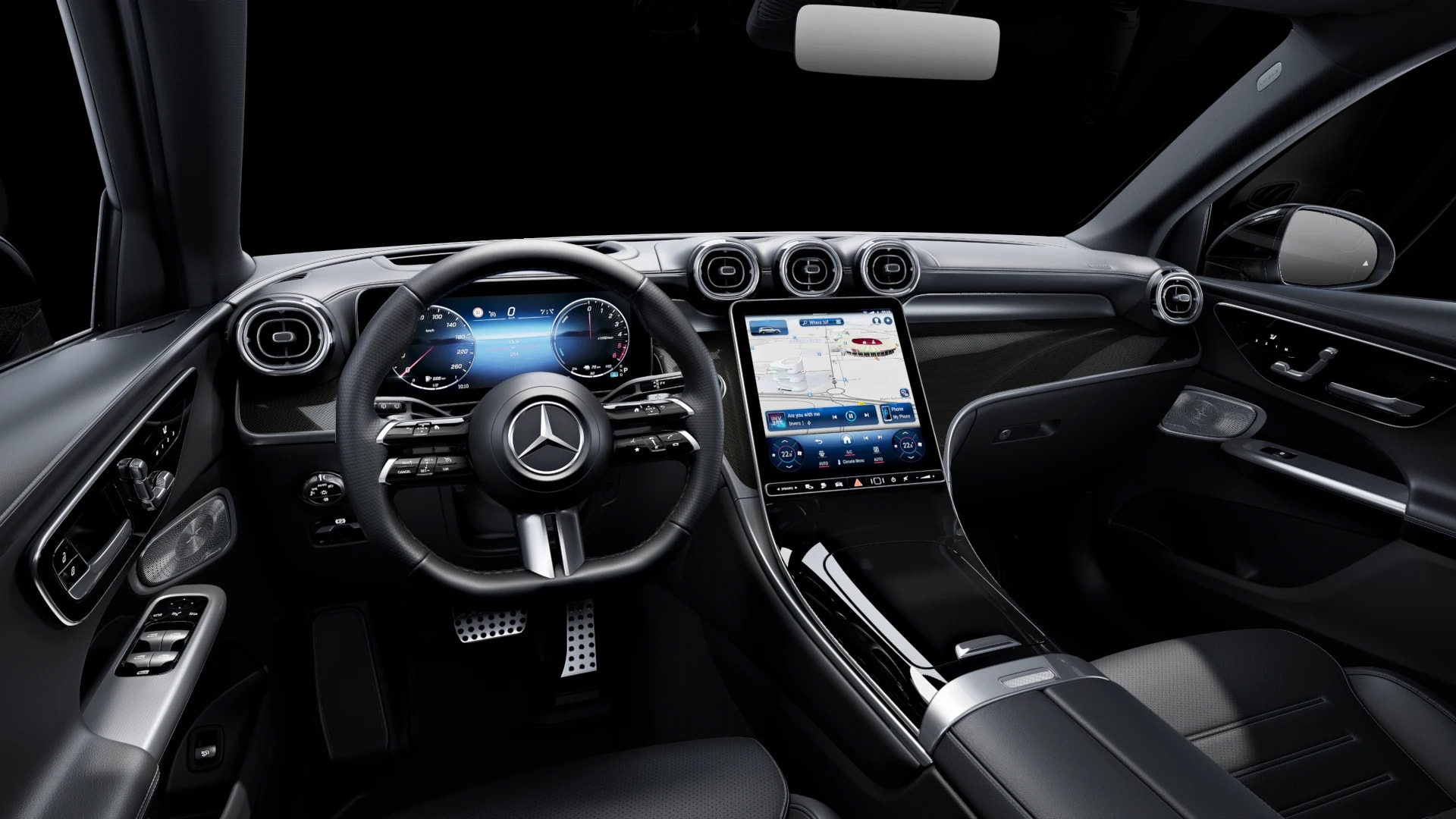 Mercedes-Benz GLC 300 de 4MATIC with EQ Hybrid — Intérieur — vue 1