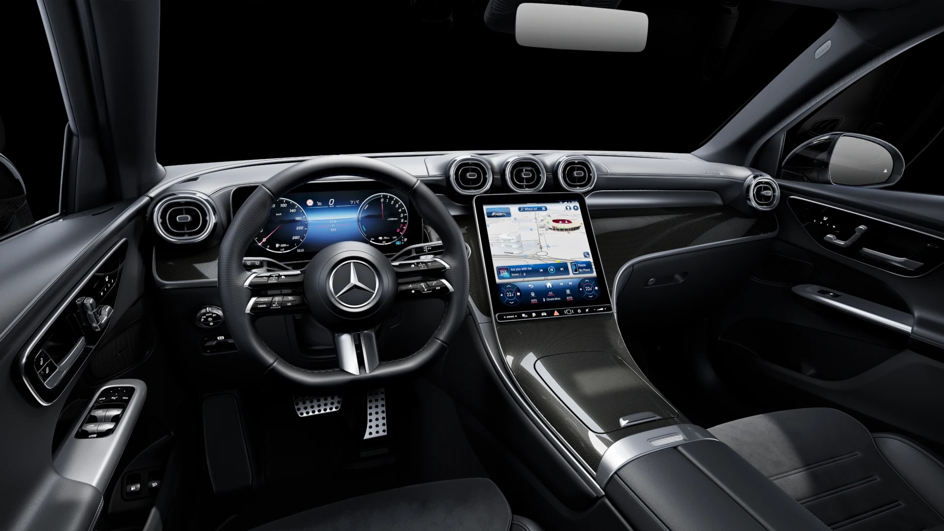 Mercedes-Benz GLC 300 e 4MATIC with EQ Hybrid — Intérieur — vue 1
