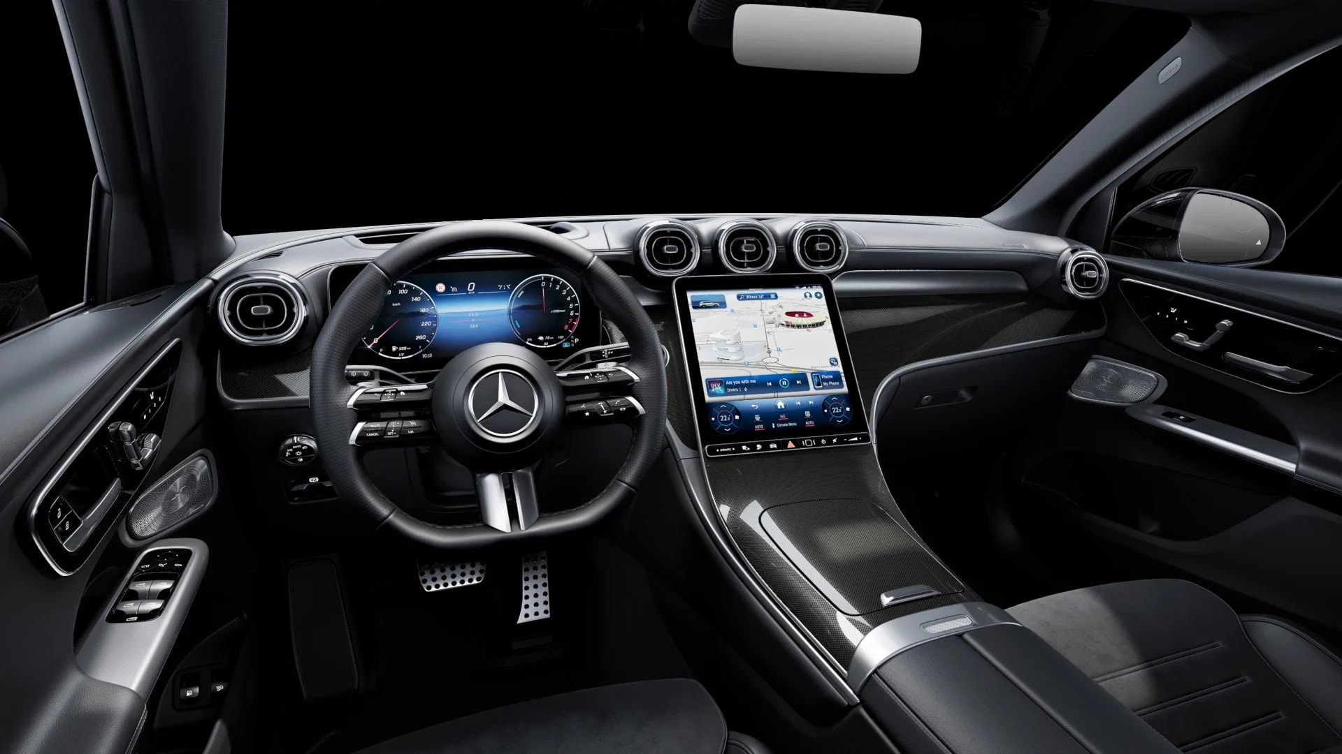 Mercedes-Benz GLC 300 e 4MATIC with EQ Hybrid — Intérieur — vue 1
