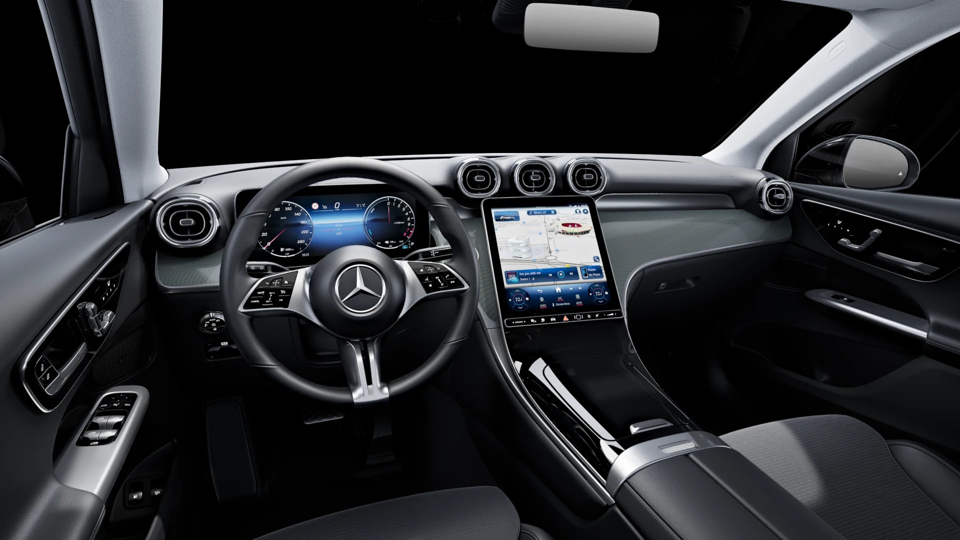 Mercedes-Benz GLC 300 e 4MATIC with EQ Hybrid — Intérieur — vue 1