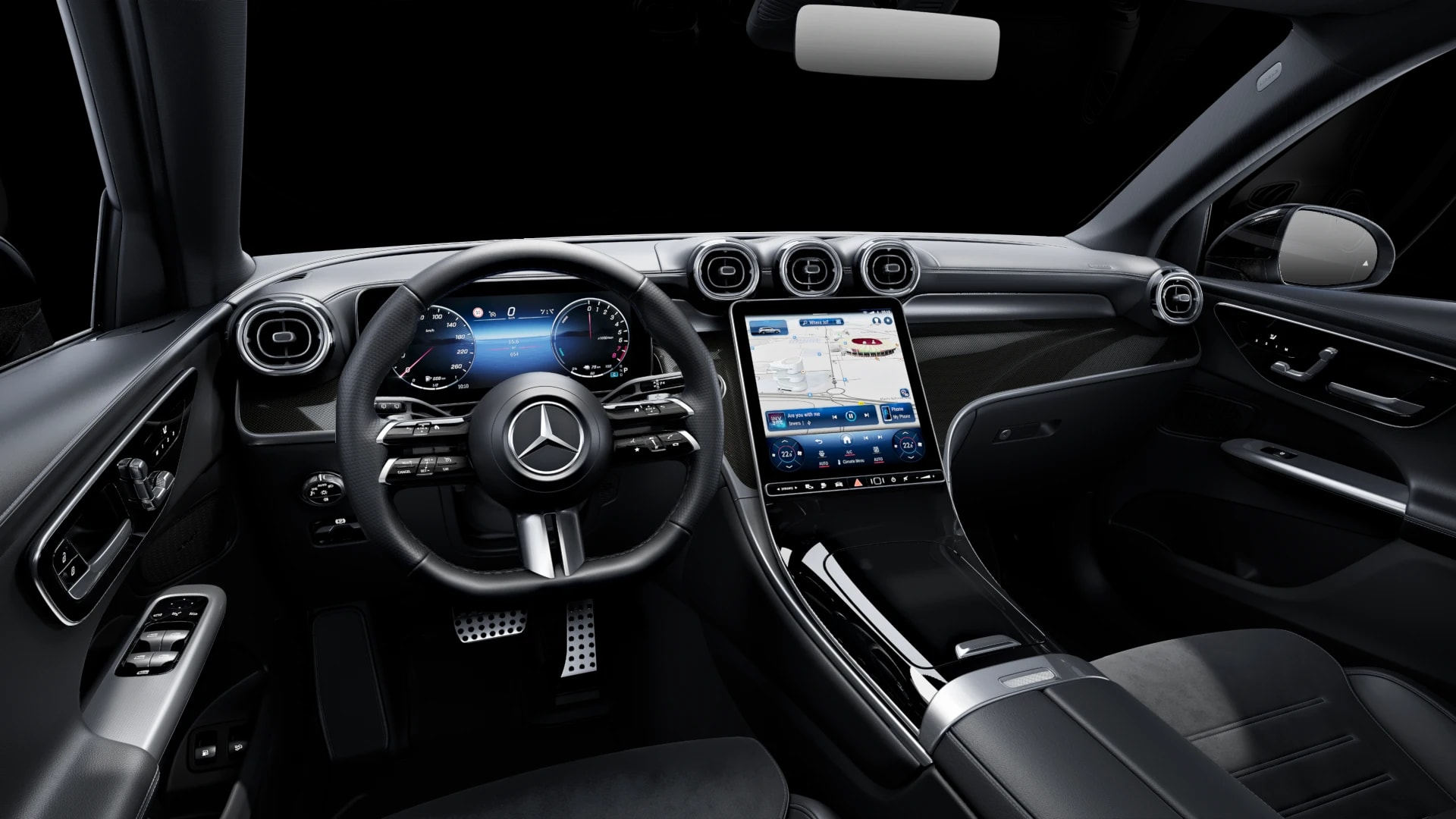 Mercedes-Benz GLC 300 e 4MATIC with EQ Hybrid — Intérieur — vue 1