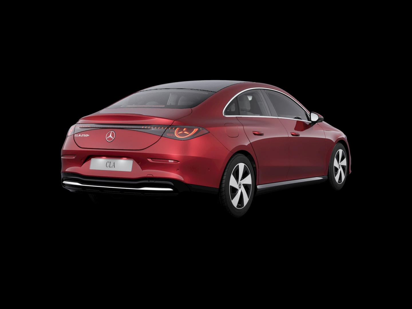 Mercedes-Benz CLA 250+ with EQ technology — 3/4 arrière (150°)