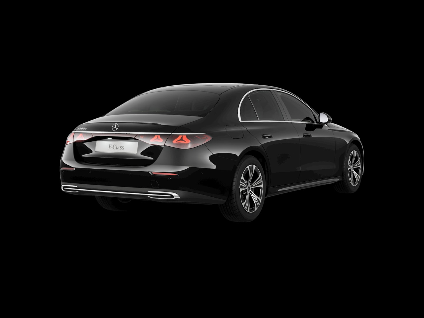 Mercedes-Benz Classe E 200 d Avantgarde Line Berline — 3/4 arrière (150°)