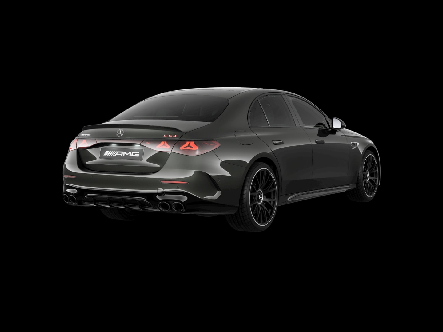Mercedes-Benz Mercedes-AMG E 53 Hybrid 4MATIC+ — 3/4 arrière (150°)