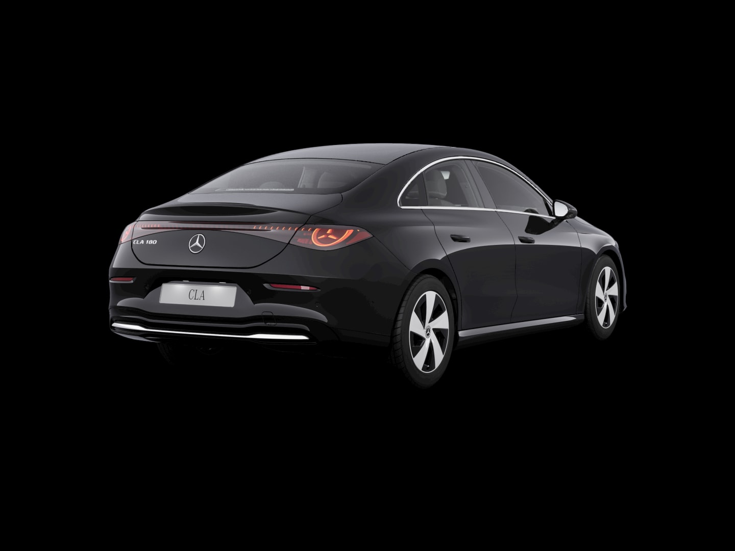 Mercedes-Benz CLA 180 Progressive Line — 3/4 arrière (150°)