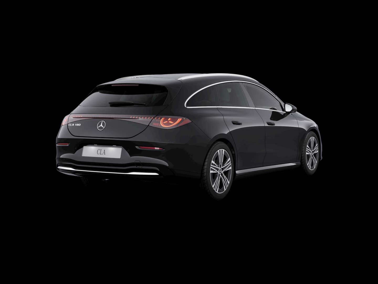 Mercedes-Benz CLA 180 Shooting Brake with EQ — 3/4 arrière (150°)