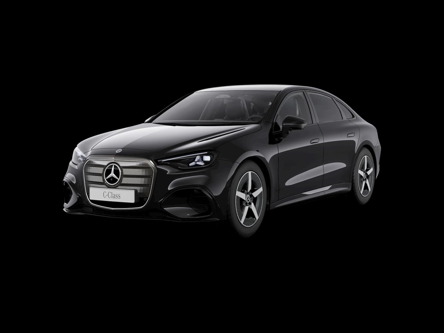 Mercedes-Benz C 400 4MATIC electric — 3/4 avant (330°)