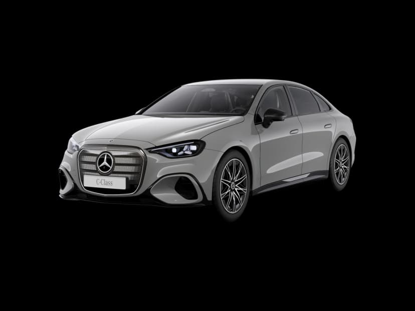Mercedes-Benz C 400 4MATIC electric — 3/4 avant (330°)
