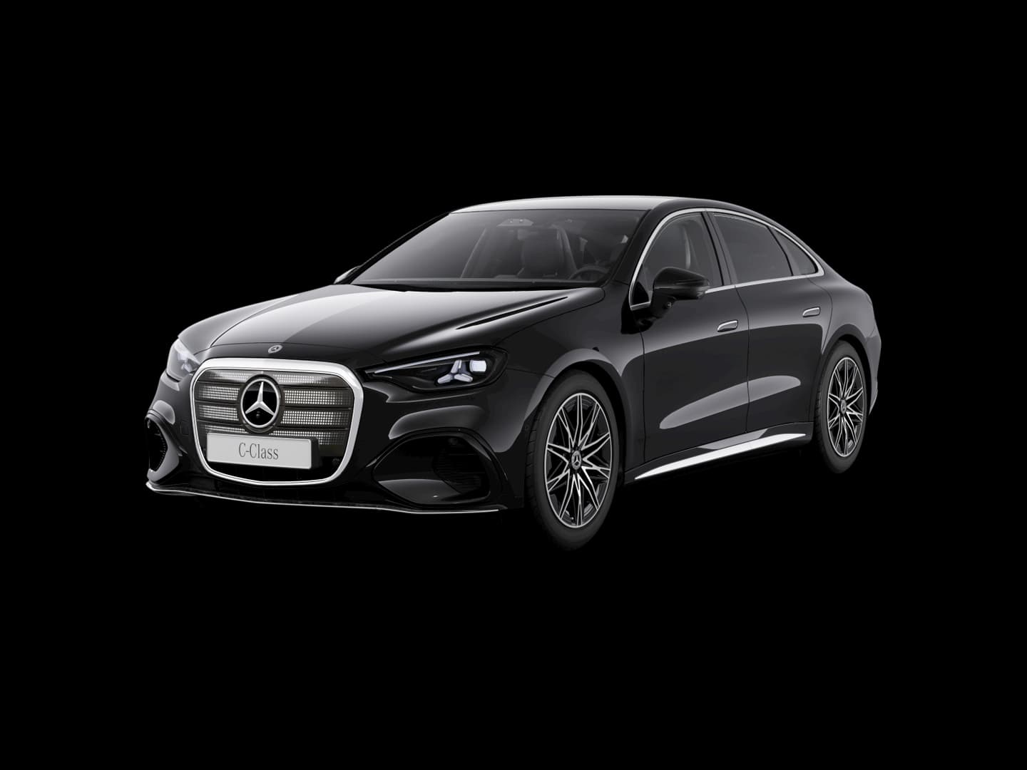 Mercedes-Benz C 400 4MATIC electric — 3/4 avant (330°)