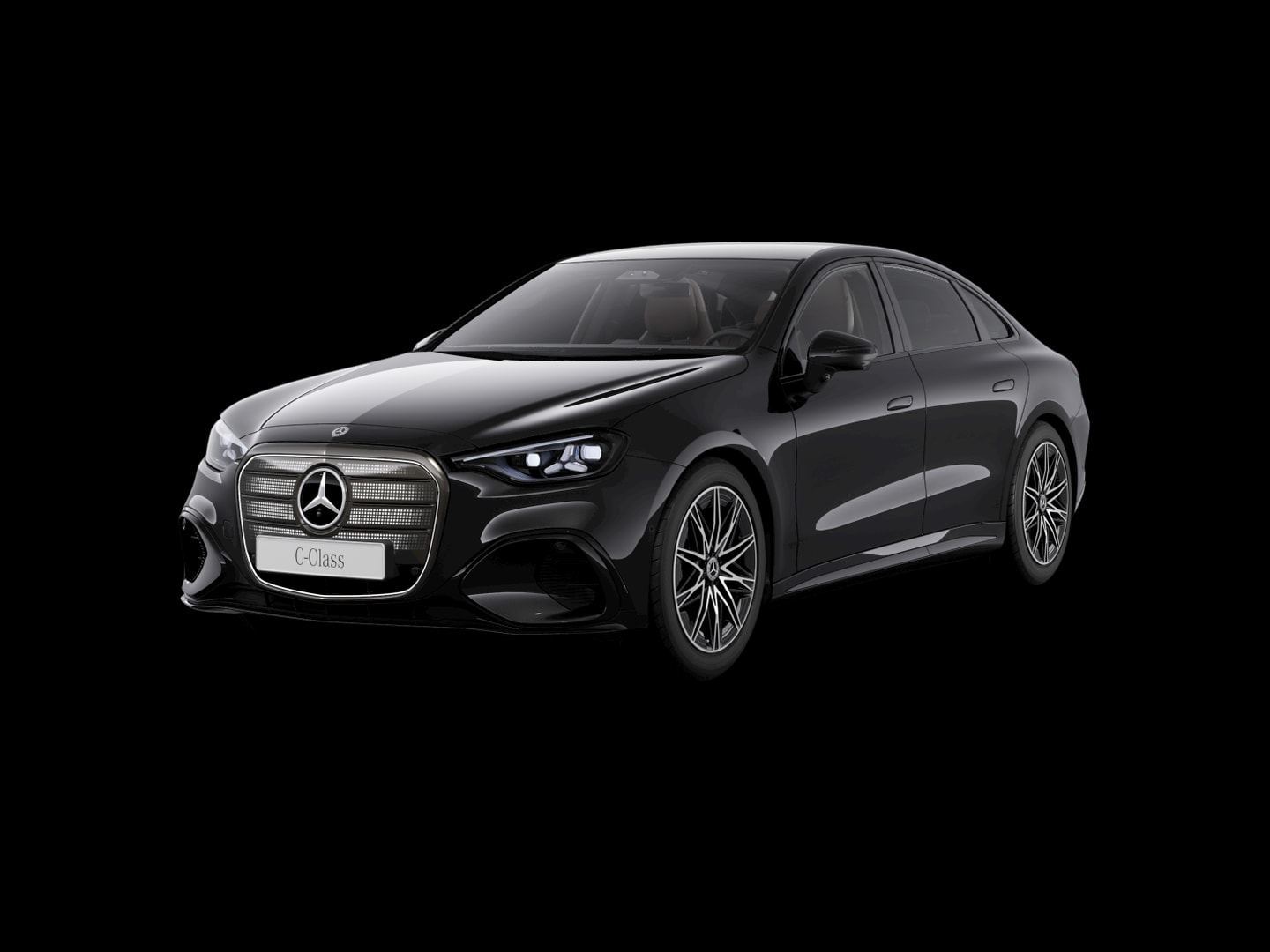 Mercedes-Benz C 400 4MATIC electric — 3/4 avant (330°)