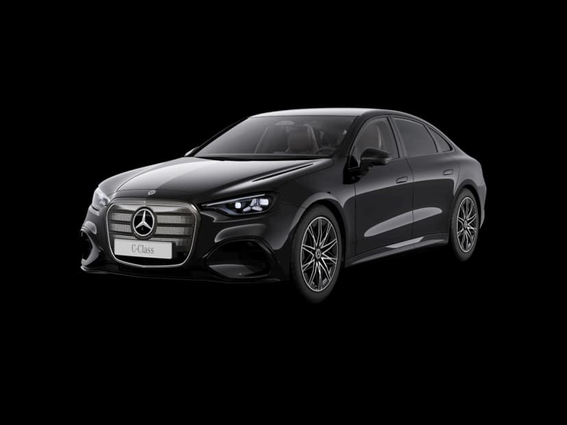 Mercedes-Benz C 400 4MATIC electric — 3/4 avant (330°)
