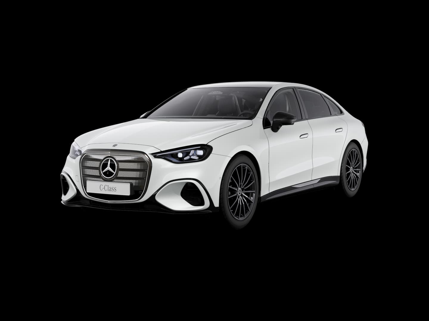 Mercedes-Benz C 400 4MATIC electric — 3/4 avant (330°)