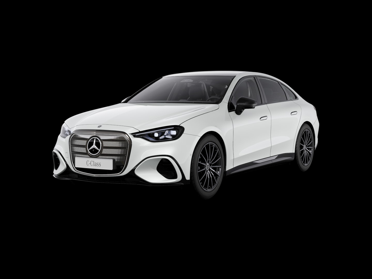 Mercedes-Benz C 400 4MATIC electric — 3/4 avant (330°)