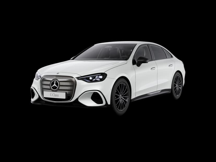 Mercedes-Benz C 400 4MATIC electric — 3/4 avant (330°)