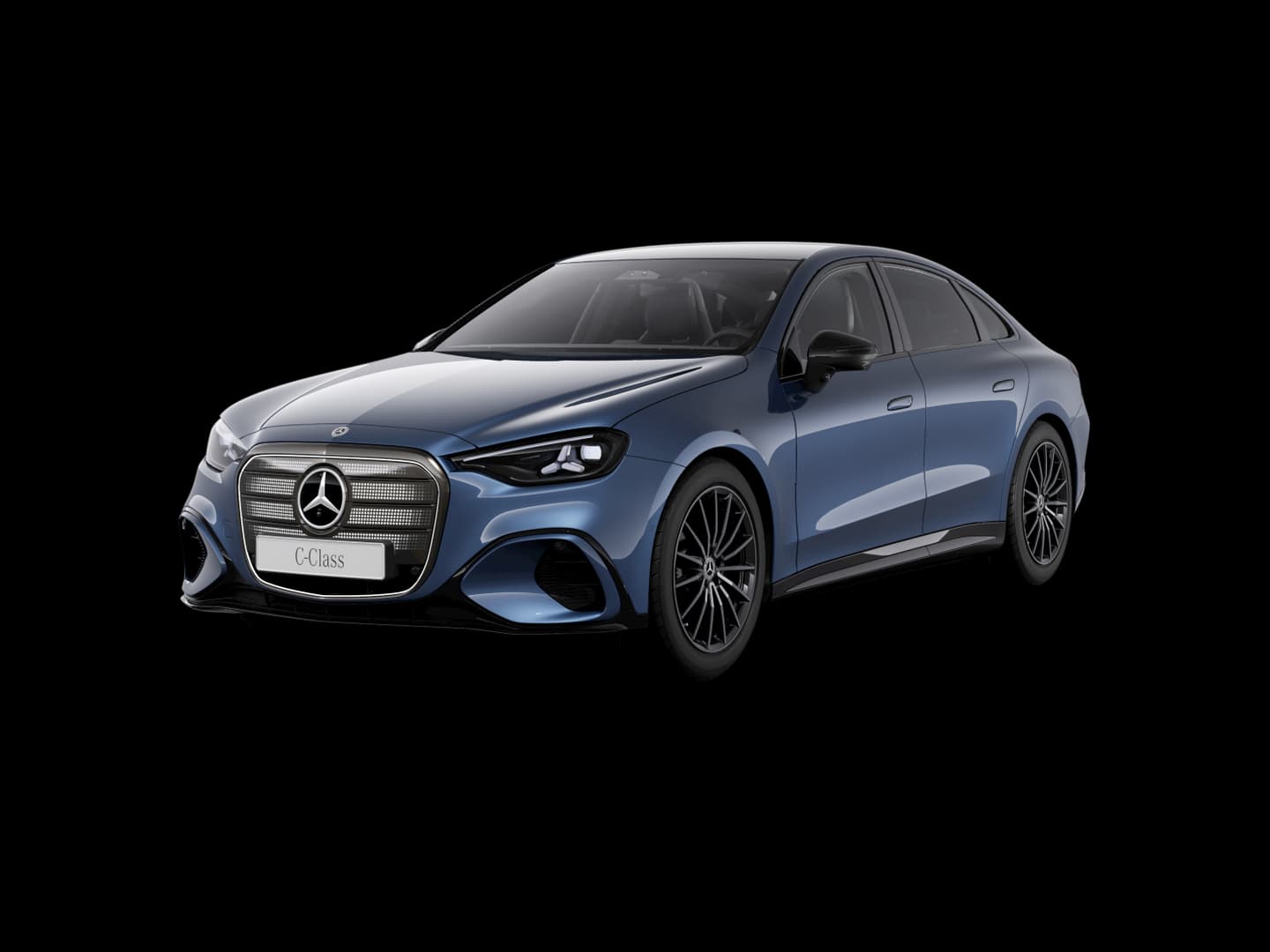 Mercedes-Benz C 400 4MATIC electric — 3/4 avant (330°)