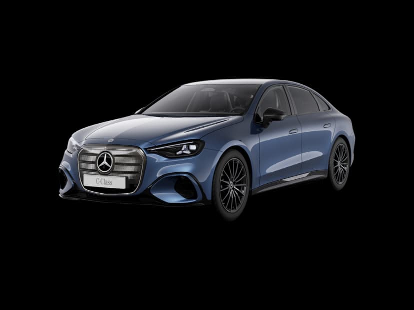 Mercedes-Benz C 400 4MATIC electric — 3/4 avant (330°)
