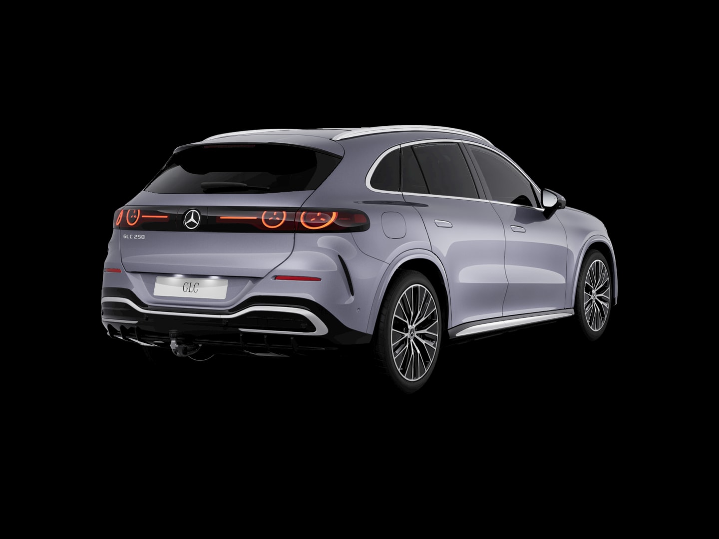 Mercedes-Benz GLC 250 électrique AMG Line — 3/4 arrière (150°)