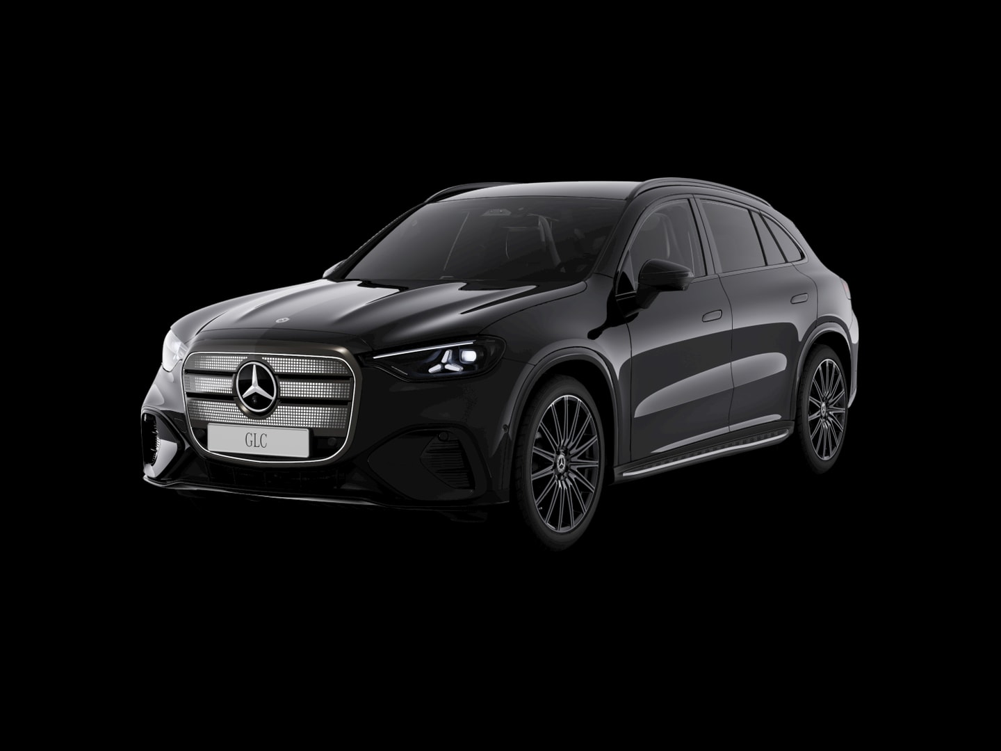 Mercedes-Benz GLC 250 électrique AMG Line — 3/4 avant (330°)