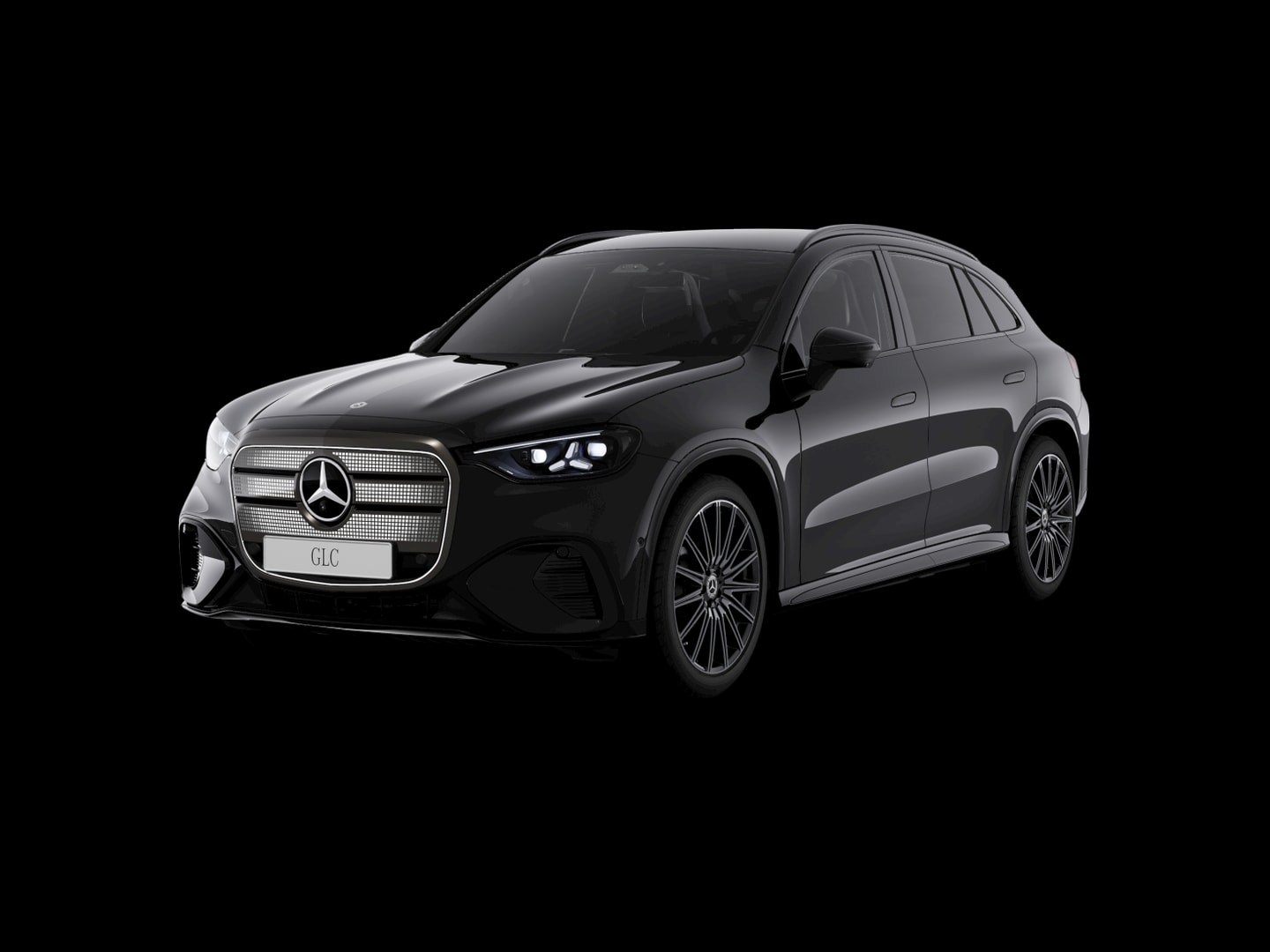 Mercedes-Benz GLC 250 électrique AMG Line — 3/4 avant (330°)