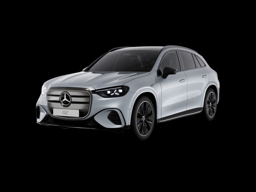 Mercedes-Benz GLC 250 électrique AMG Line — 3/4 avant (330°)
