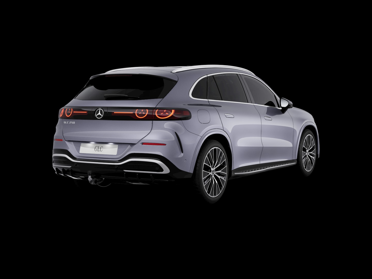 Mercedes-Benz GLC 250 électrique AMG Line — 3/4 arrière (150°)