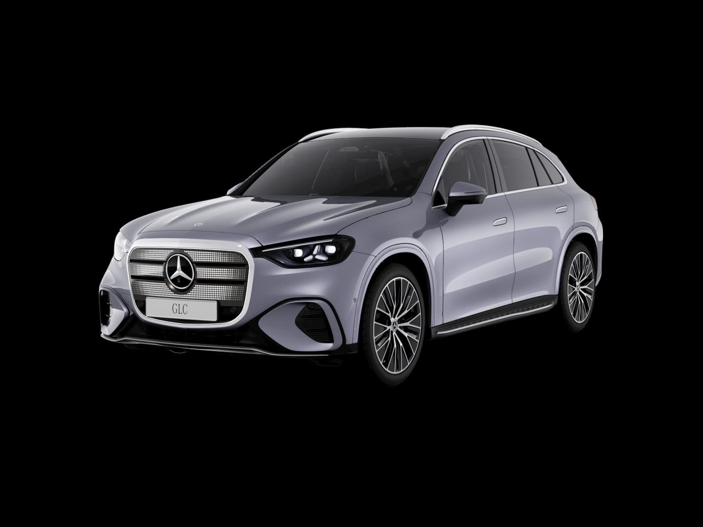 Mercedes-Benz GLC 250 électrique AMG Line — 3/4 avant (330°)