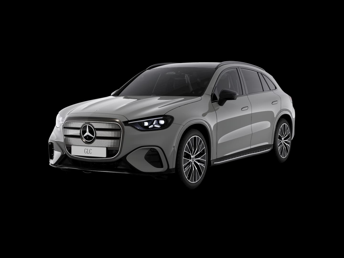 Mercedes-Benz GLC 250 électrique AMG Line — 3/4 avant (330°)