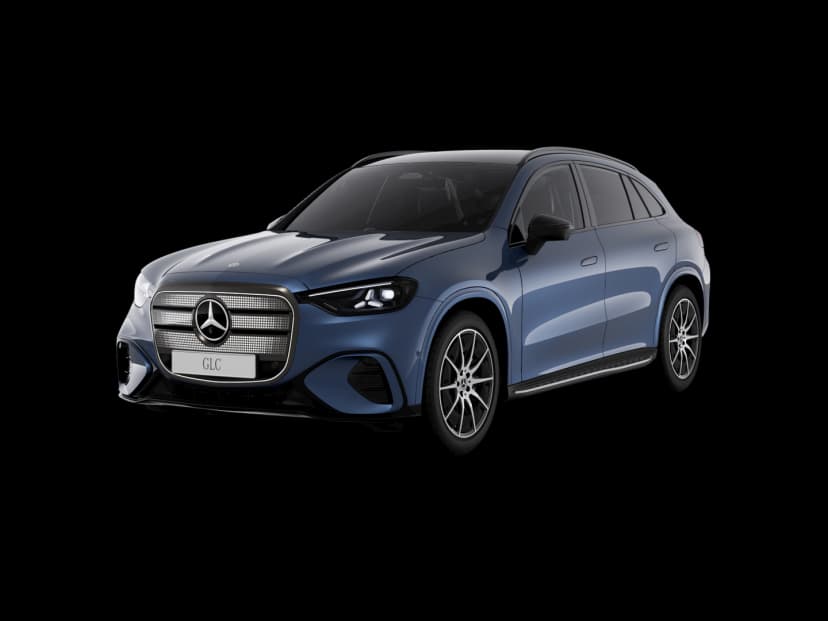 Mercedes-Benz GLC 300 4M électrique AMG Line — 3/4 avant (330°)