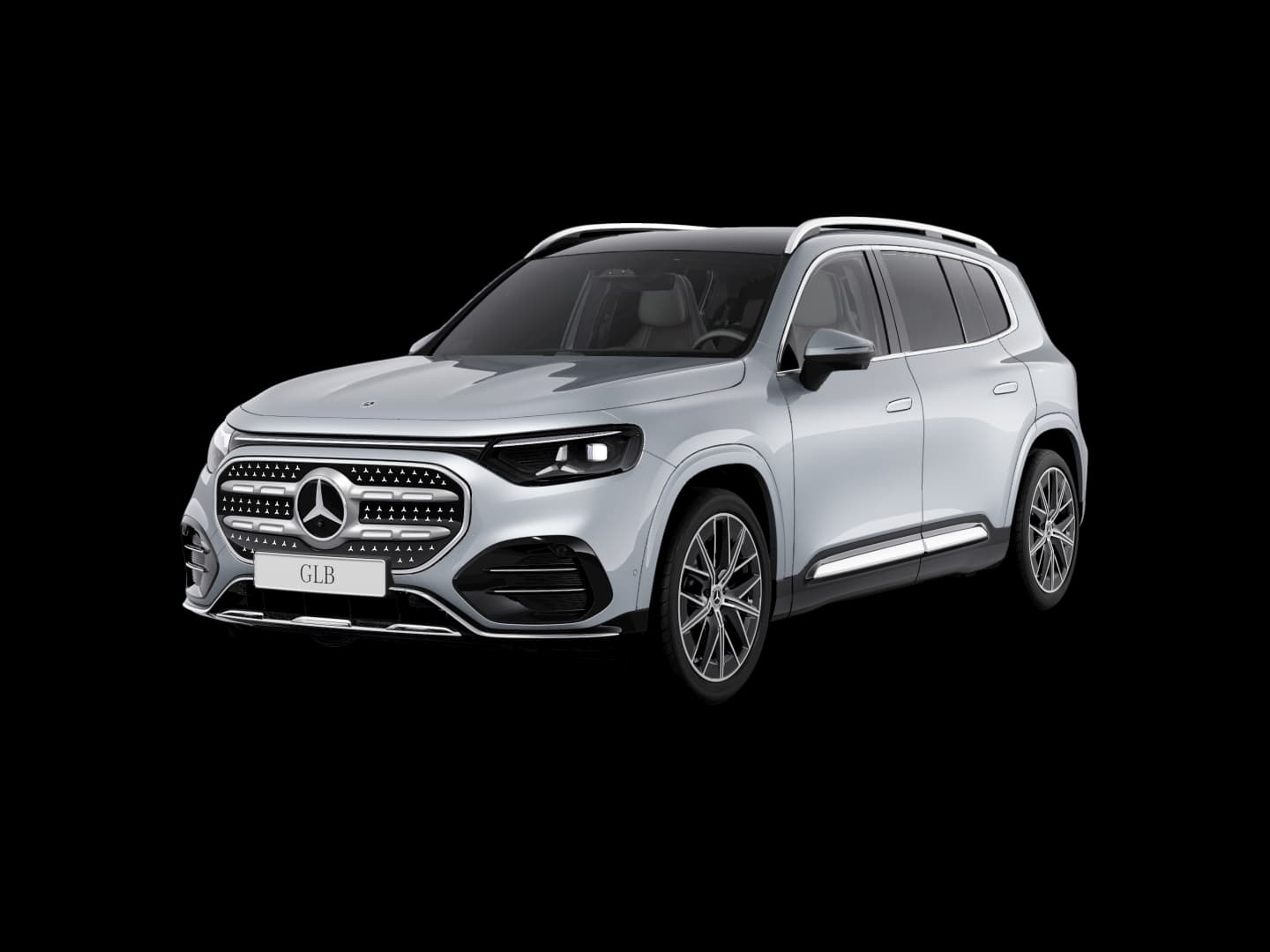 Mercedes-Benz GLB 250+ avec technologie EQ AMG Line — 3/4 avant (330°)
