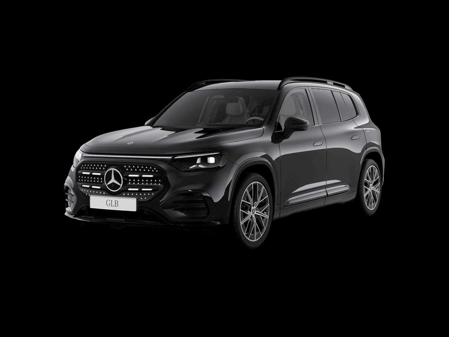 Mercedes-Benz GLB 250+ avec technologie EQ AMG Line — 3/4 avant (330°)