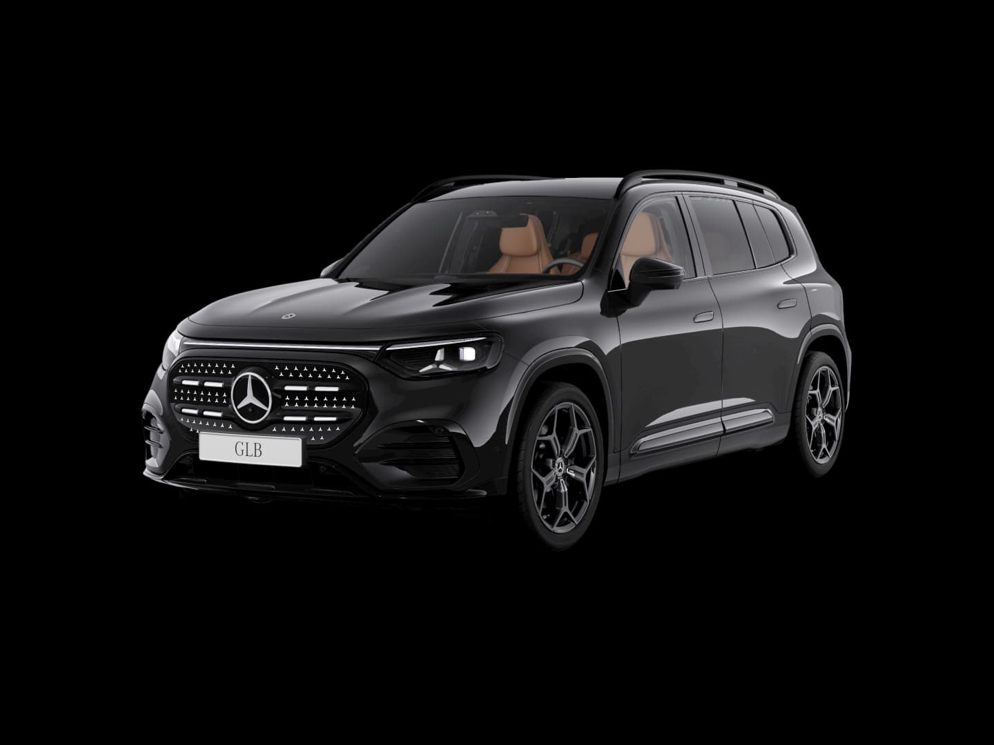 Mercedes-Benz GLB 250+ avec technologie EQ AMG Line — 3/4 avant (330°)