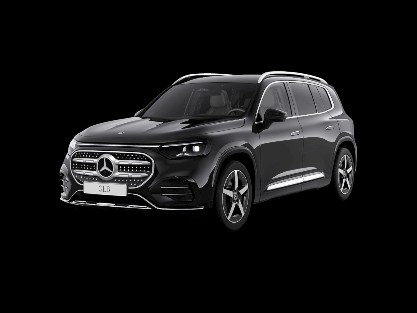 Mercedes-Benz GLB 250+ avec technologie EQ AMG Line — 3/4 avant (330°)