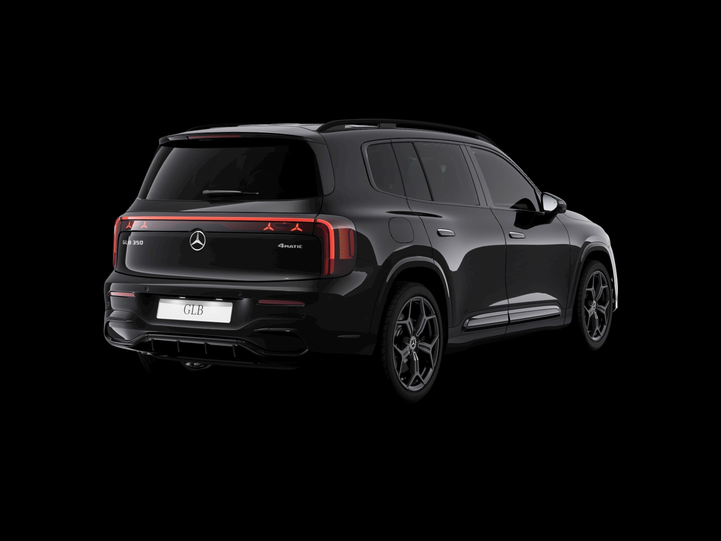 Mercedes-Benz GLB 350 4MATIC avec technologie EQ — 3/4 arrière (150°)