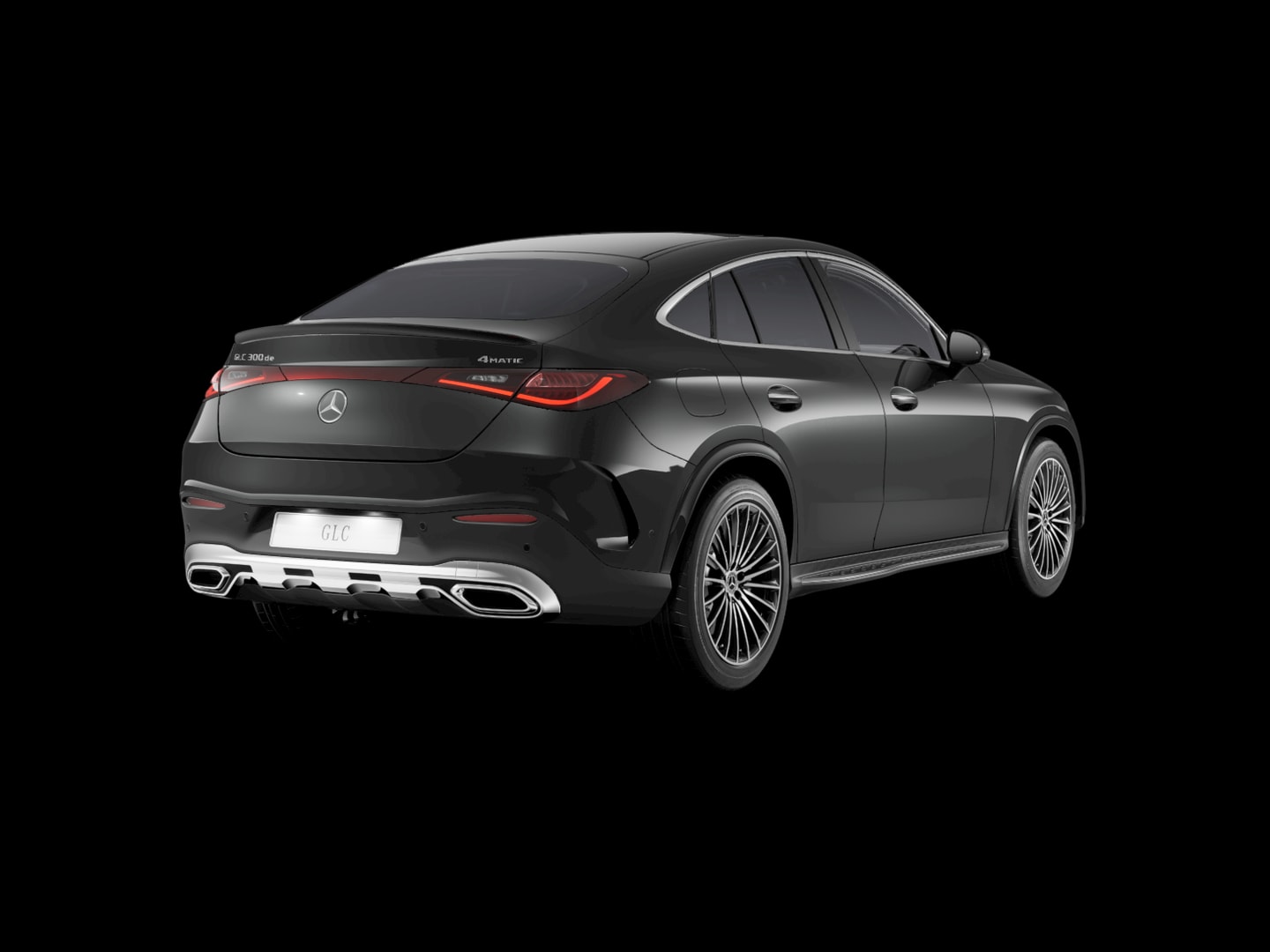 Mercedes-Benz GLC Coupé 300 d e 4MATIC — 3/4 arrière (150°)